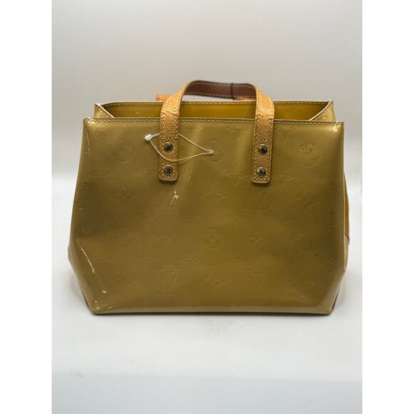 Louis Vuitton Monogram  Vernis Reade PM Mini Tote Bag in Mustard - Picture 1 of 8